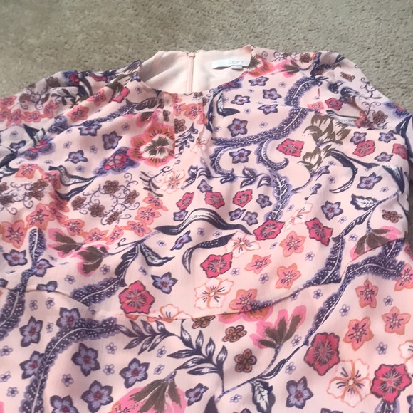 🌸NEW🌸 Ann Taylor Loft Pink Flower Dress - Picture 6 of 15